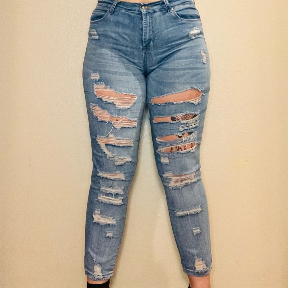 Almost Famous Distressed Jeans